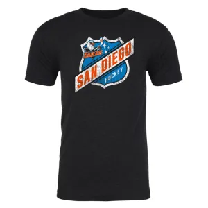 108 Stitches San Diego Gulls Adult Highway Short Sleeve T-Shirt