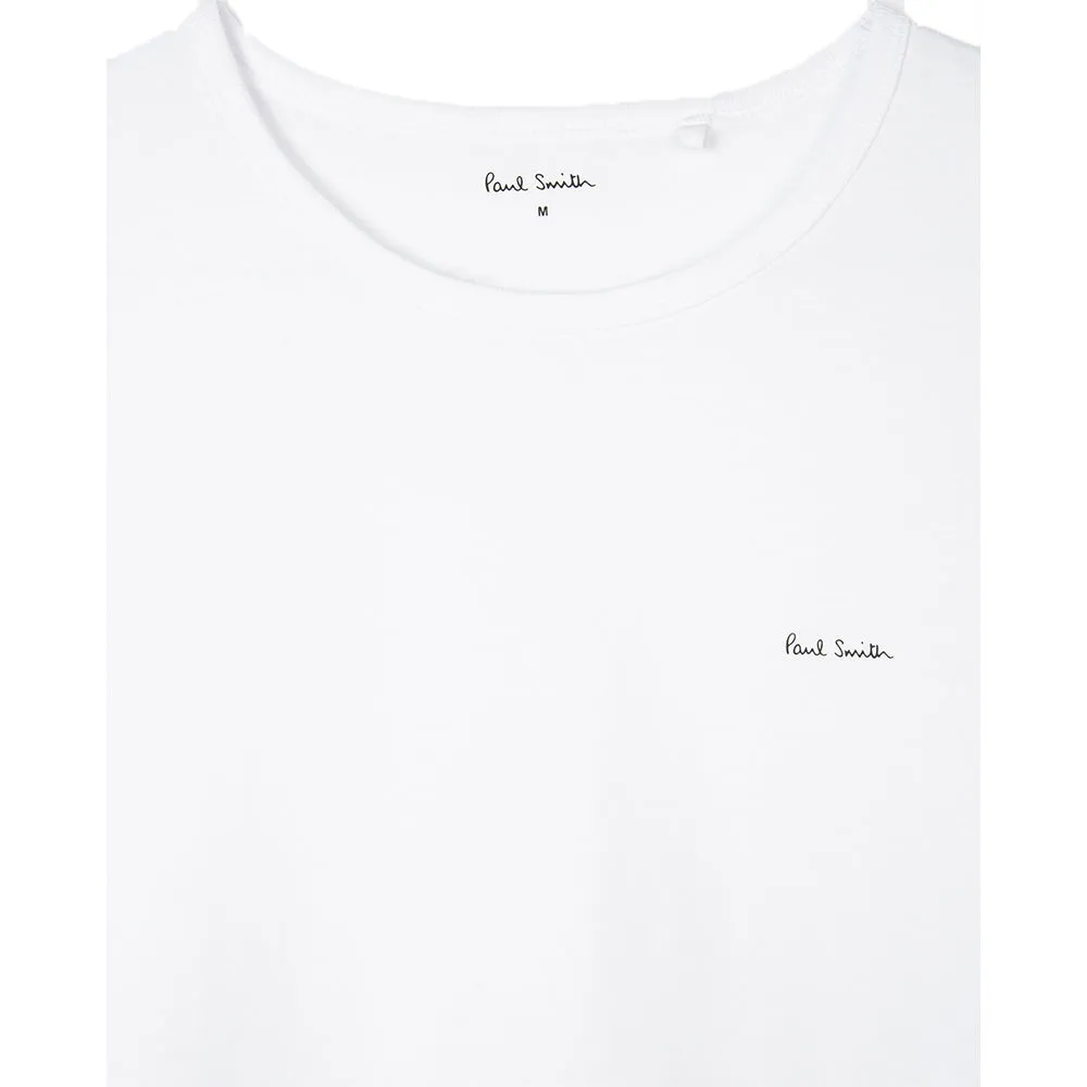 3-Pack Logo Organic Cotton T-Shirts, White