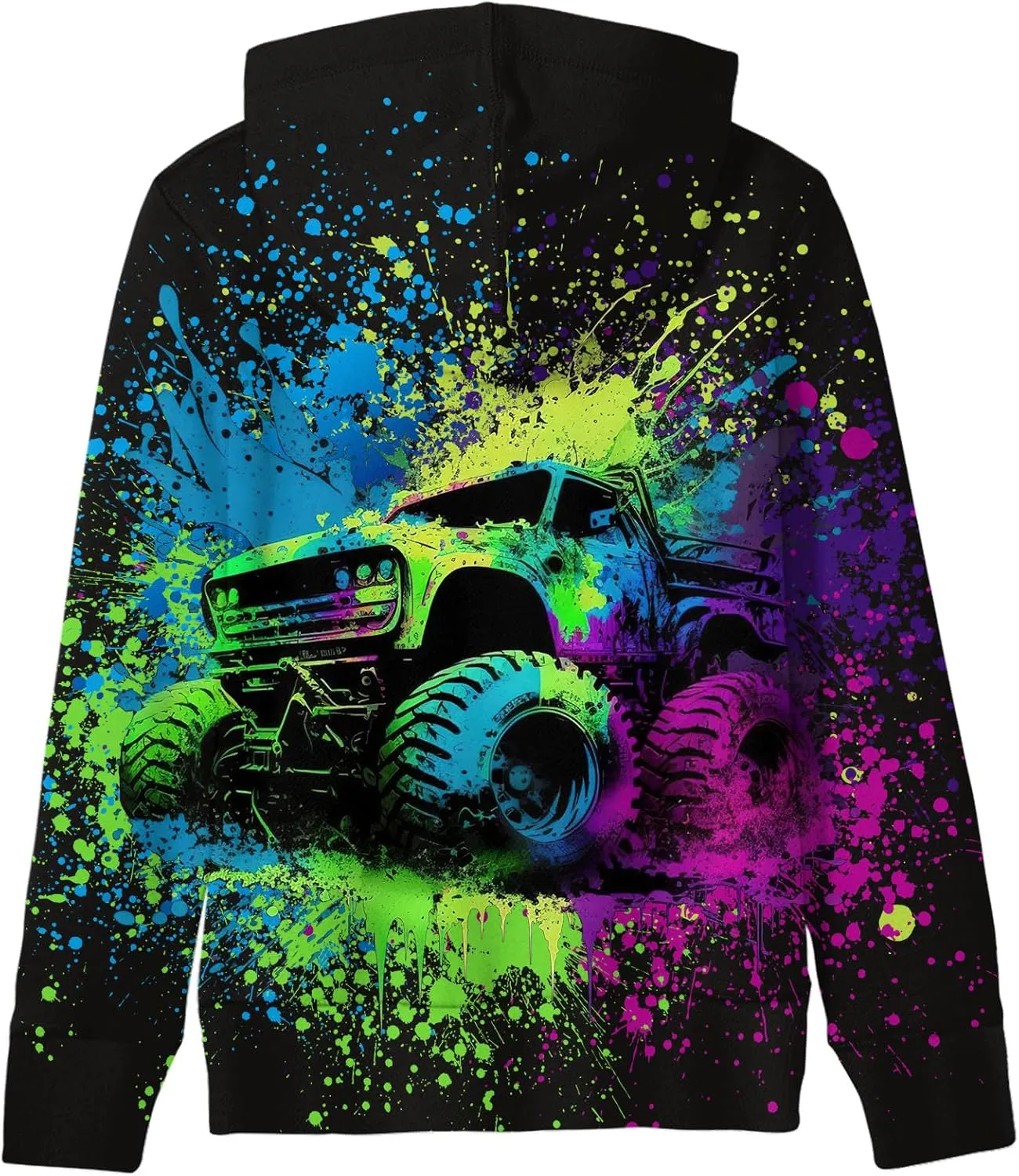 AIDEAONE Boys Girls Fleece Hoodies 3D Print Plush Pullover Hoodie Casual Hooded Sweatshirts with Pocket for Age 5-16 Kids
