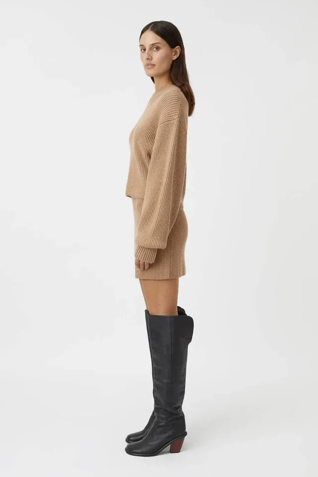 Aurelia Sweater Camel Brown