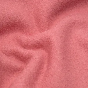 Boiled Wool Coating - Rose