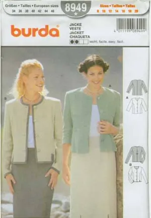 BURDA - 8949 Ladies Jacket