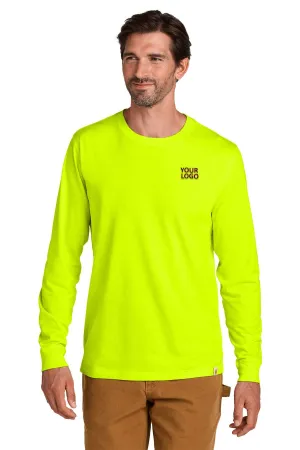 Carhartt Long Sleeve Custom T-Shirts, Brite Lime