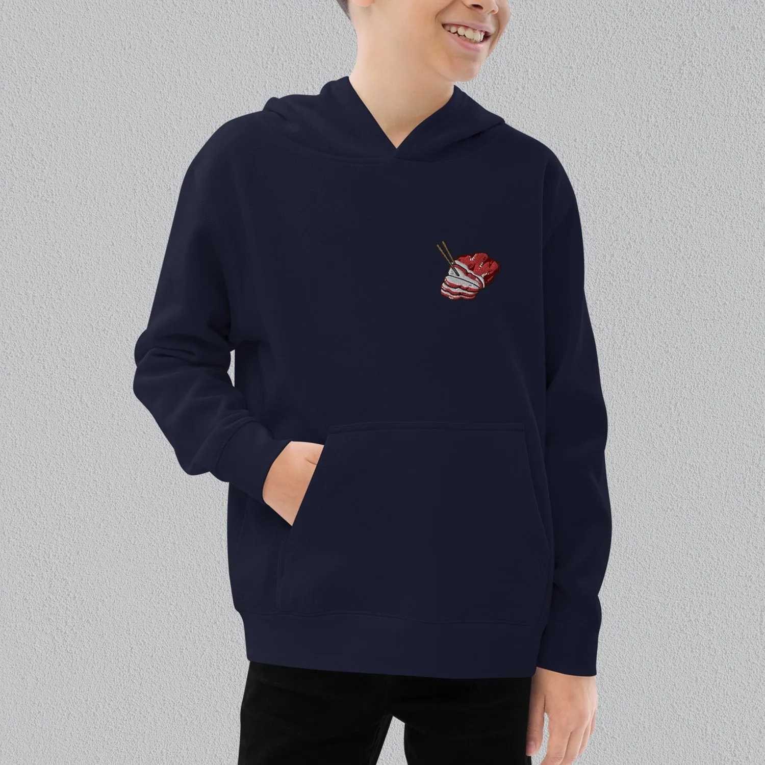 Char Siu Embroidered Kids Hoodie