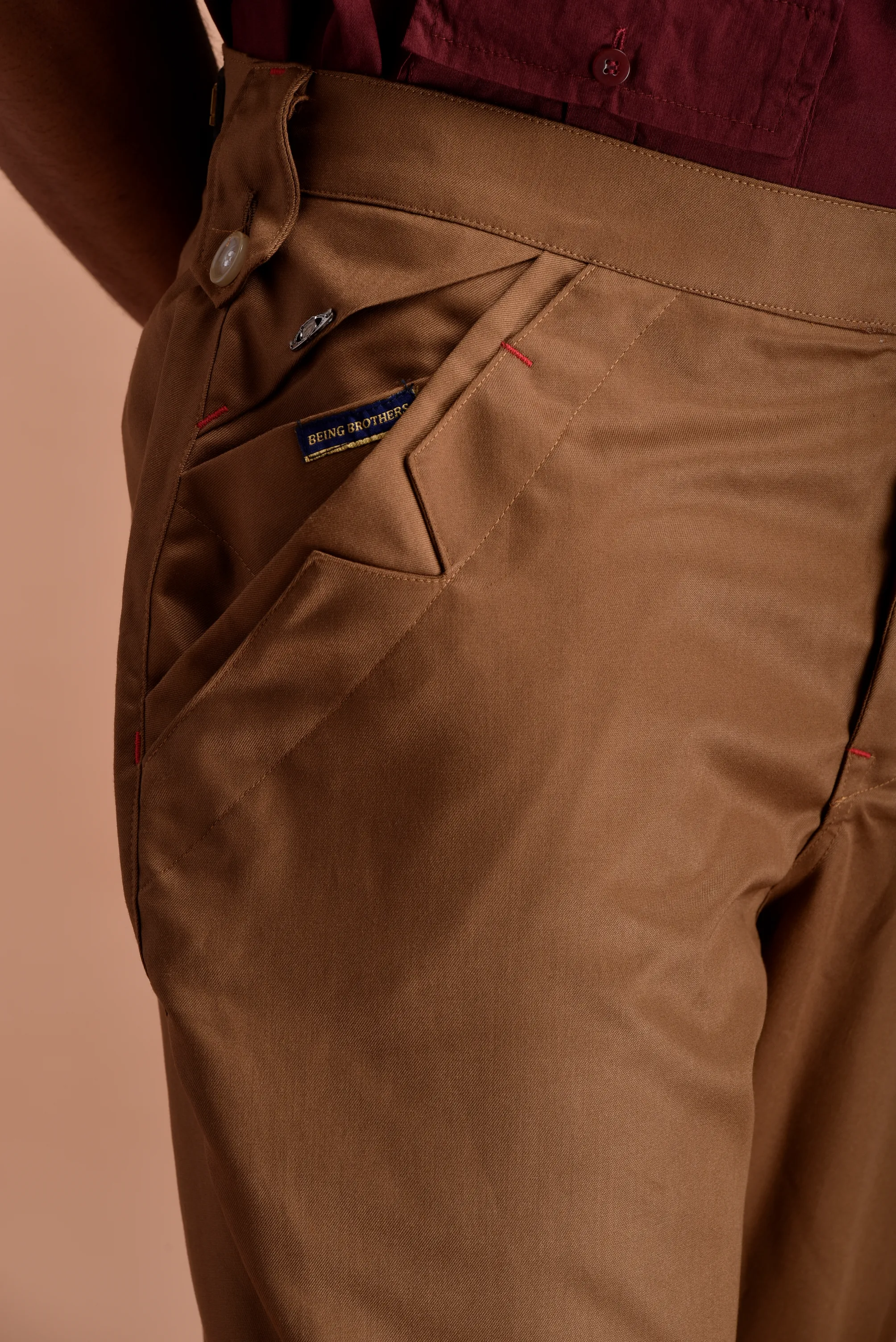 Classic and Stylish Caramel Brown Jodhpuri Breeches