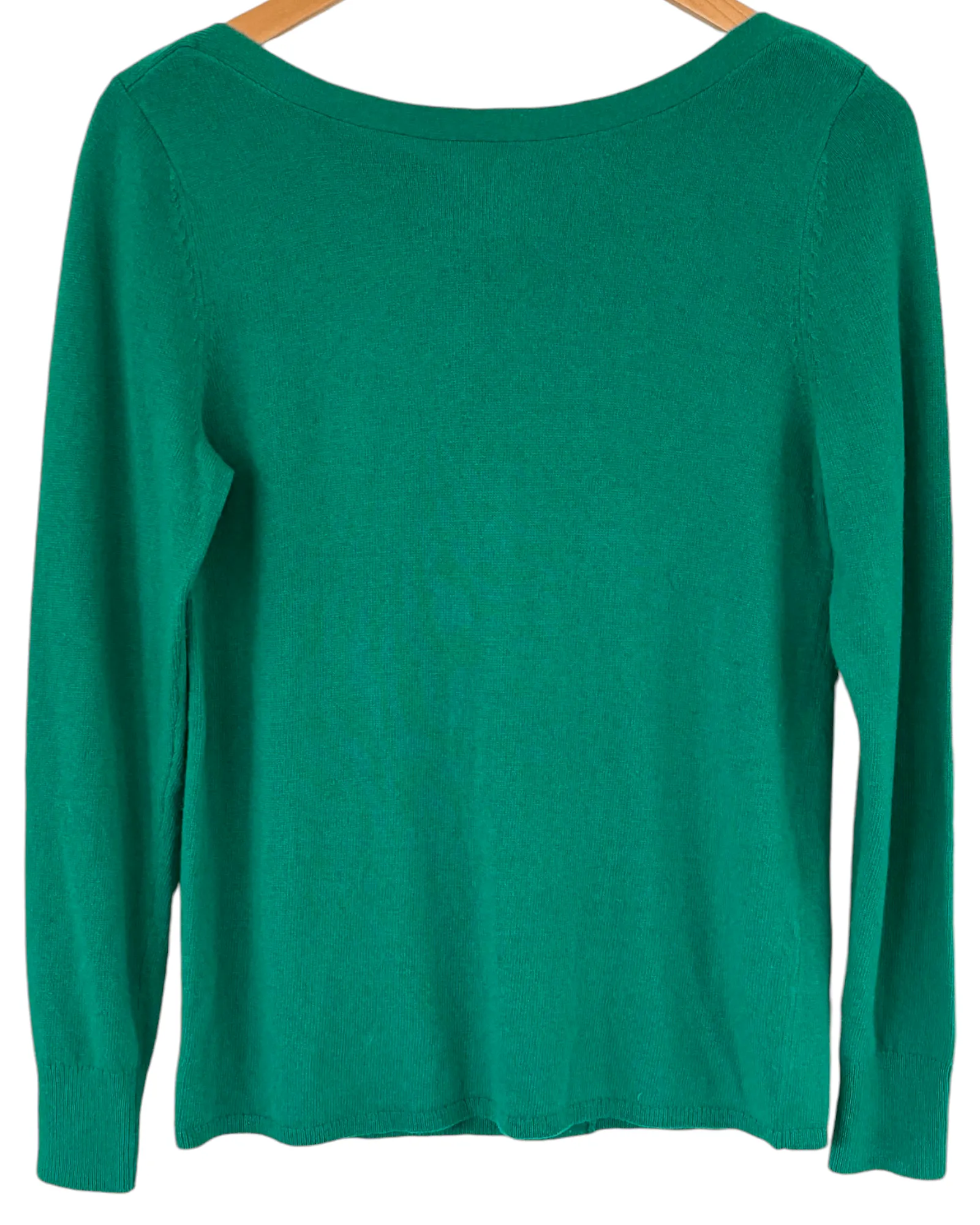 Cool Winter Pinehurst Bow-Back Boatneck Wool Sweater