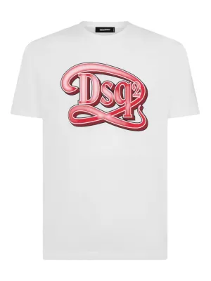 Dsquared2 S71Gd1387 Regular Fit Tee Wht