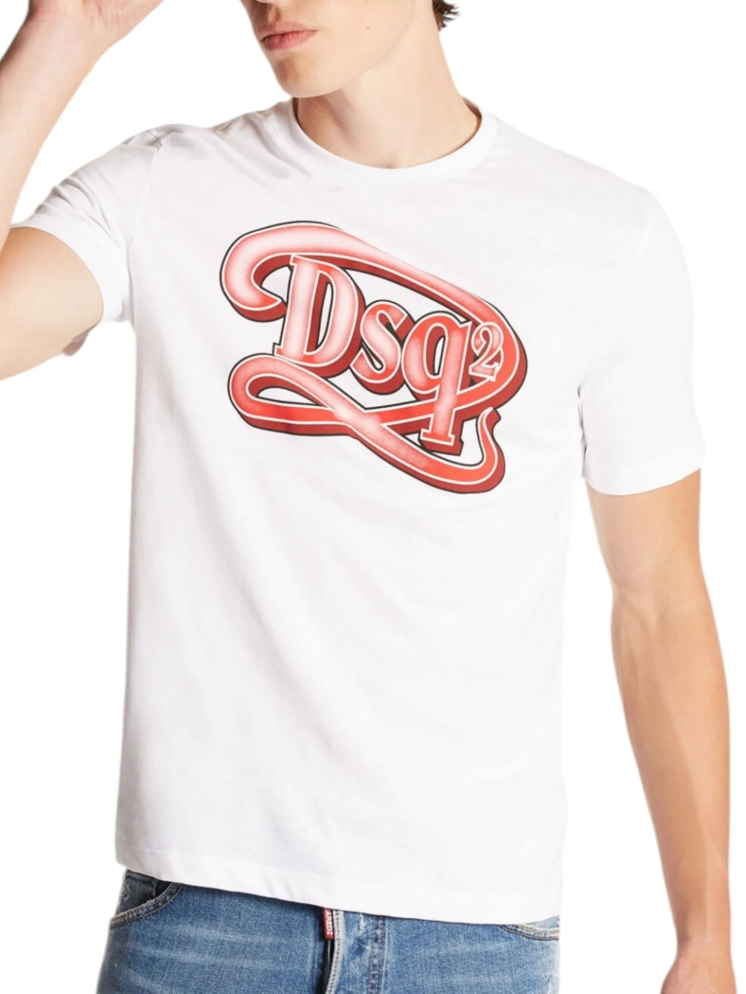 Dsquared2 S71Gd1387 Regular Fit Tee Wht