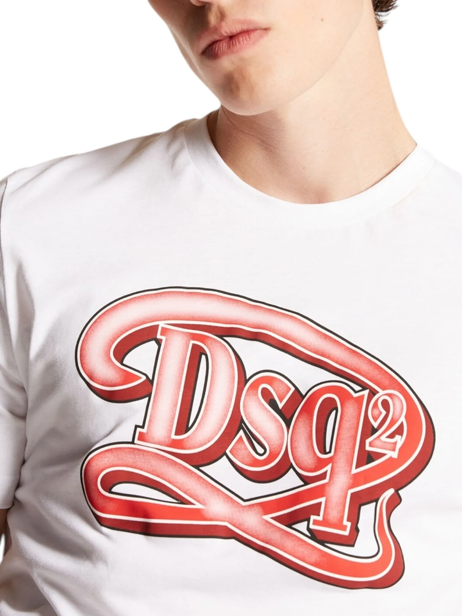 Dsquared2 S71Gd1387 Regular Fit Tee Wht