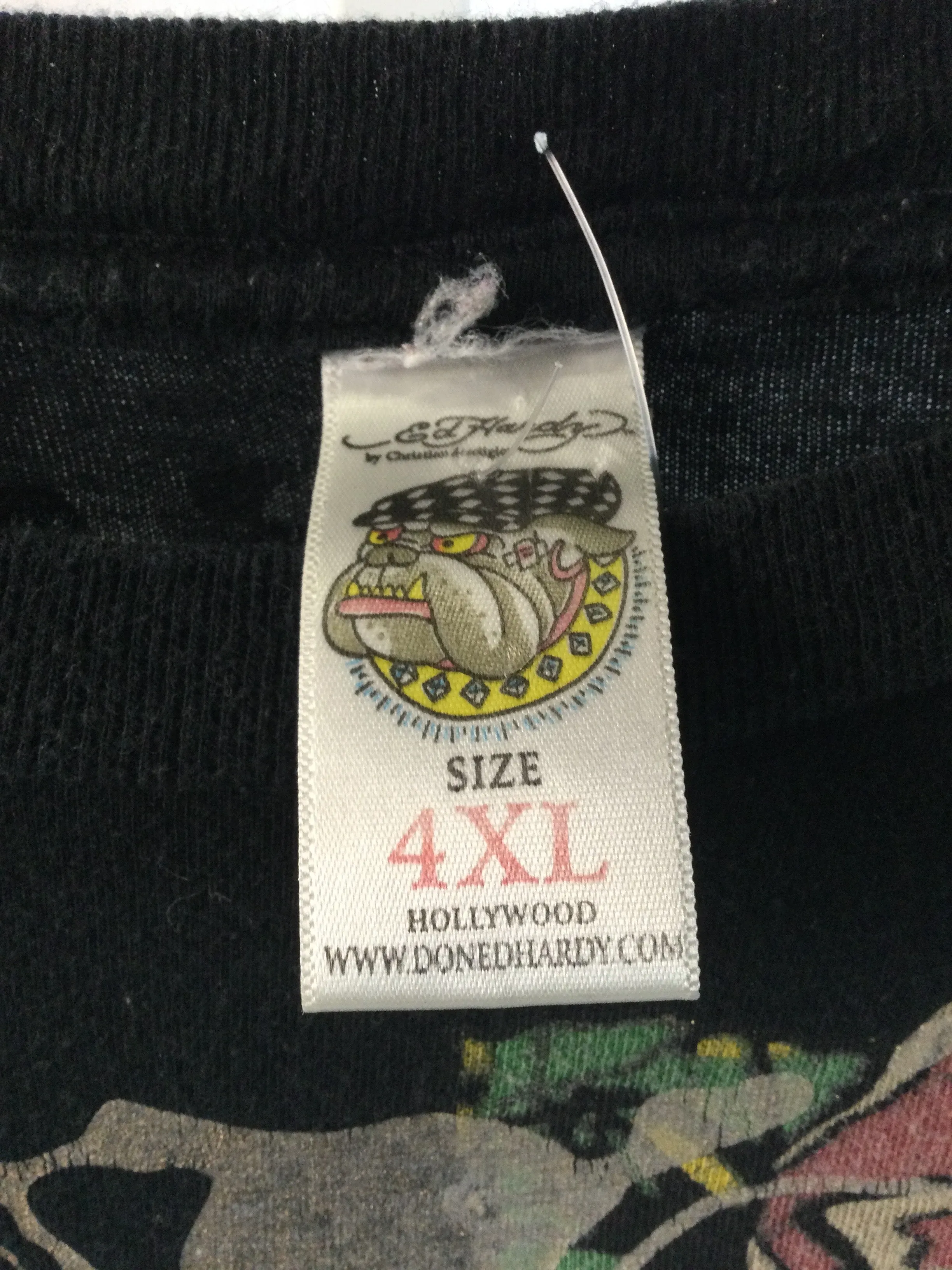 Ed Hardy Skeletal Graphic T-Shirt