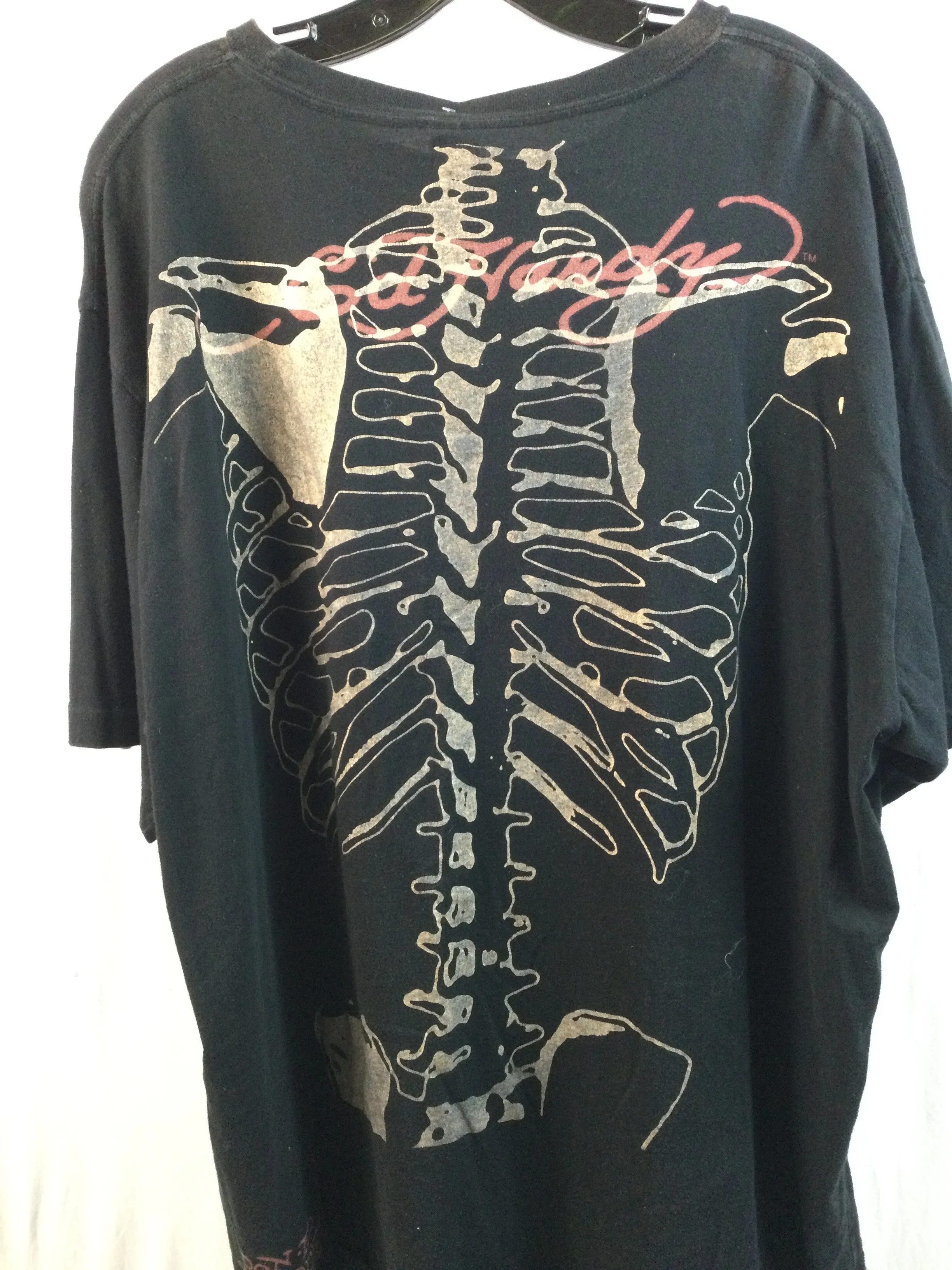 Ed Hardy Skeletal Graphic T-Shirt