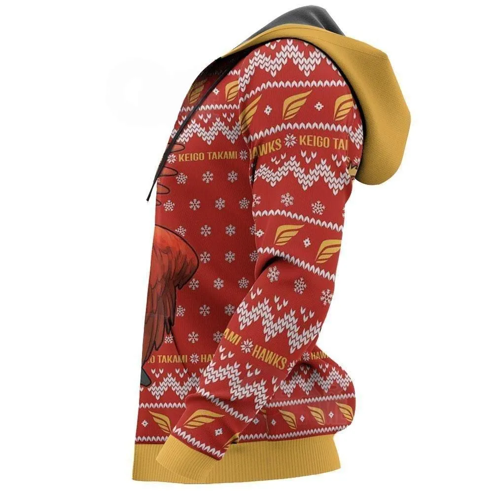 Giftngon - Keigo Takami Hawks Ugly Christmas Sweater My Hero Academia Xmas
