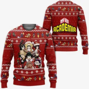 Giftngon - My Hero Academia Ugly Christmas Sweater Anime Custom Xmas Gift VA09