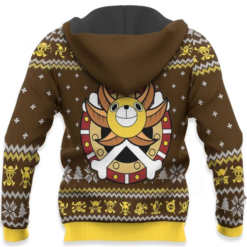 Giftngon - Straw Hat Pirates Ugly Christmas Sweater One Piece Anime Xmas