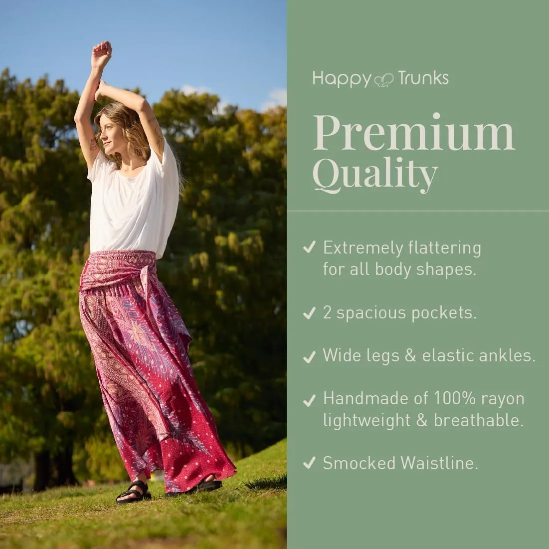 Happy Trunks Long Skirts for Women Boho Clothes for Women Maxi Skirt Hippie Gypsy Bohemian Floral Printed