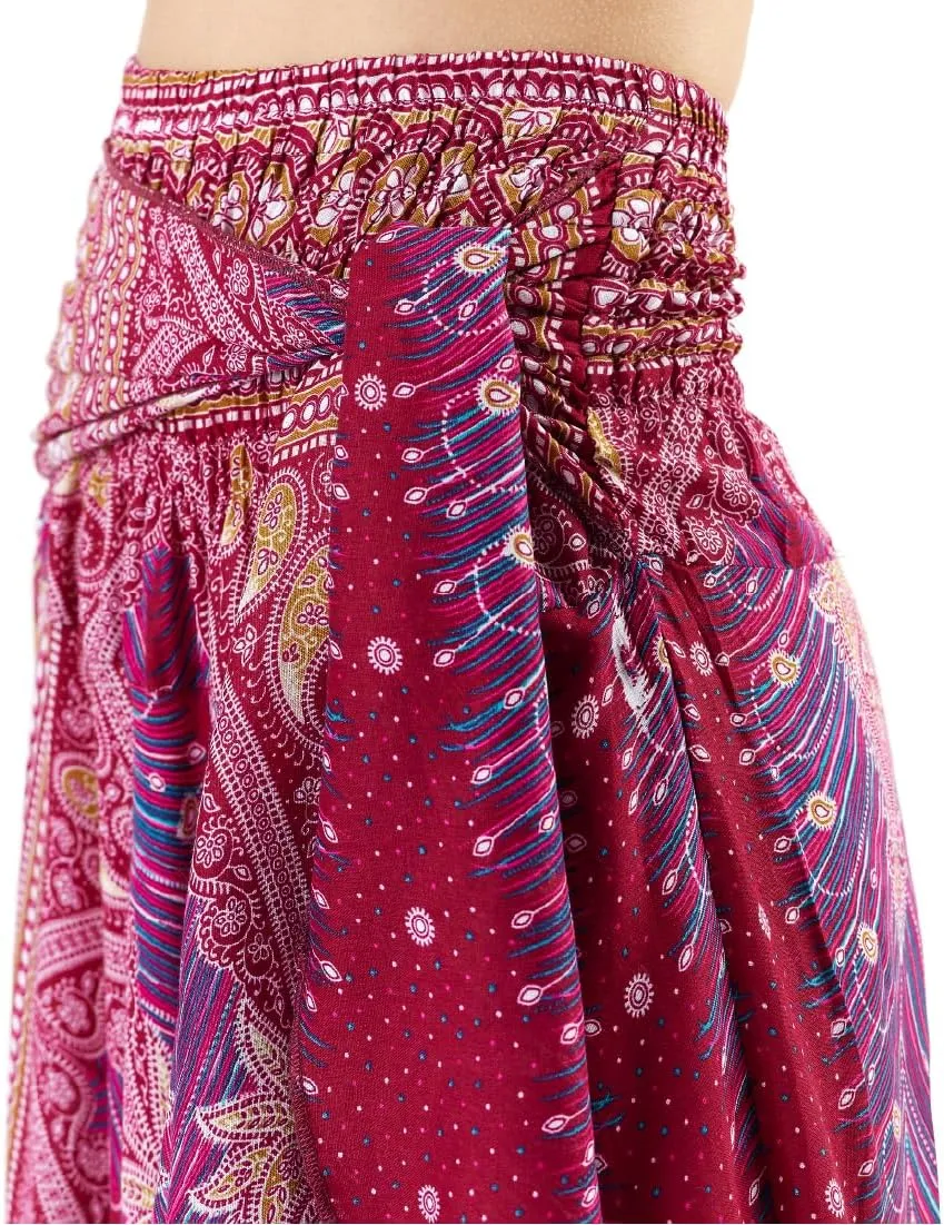 Happy Trunks Long Skirts for Women Boho Clothes for Women Maxi Skirt Hippie Gypsy Bohemian Floral Printed