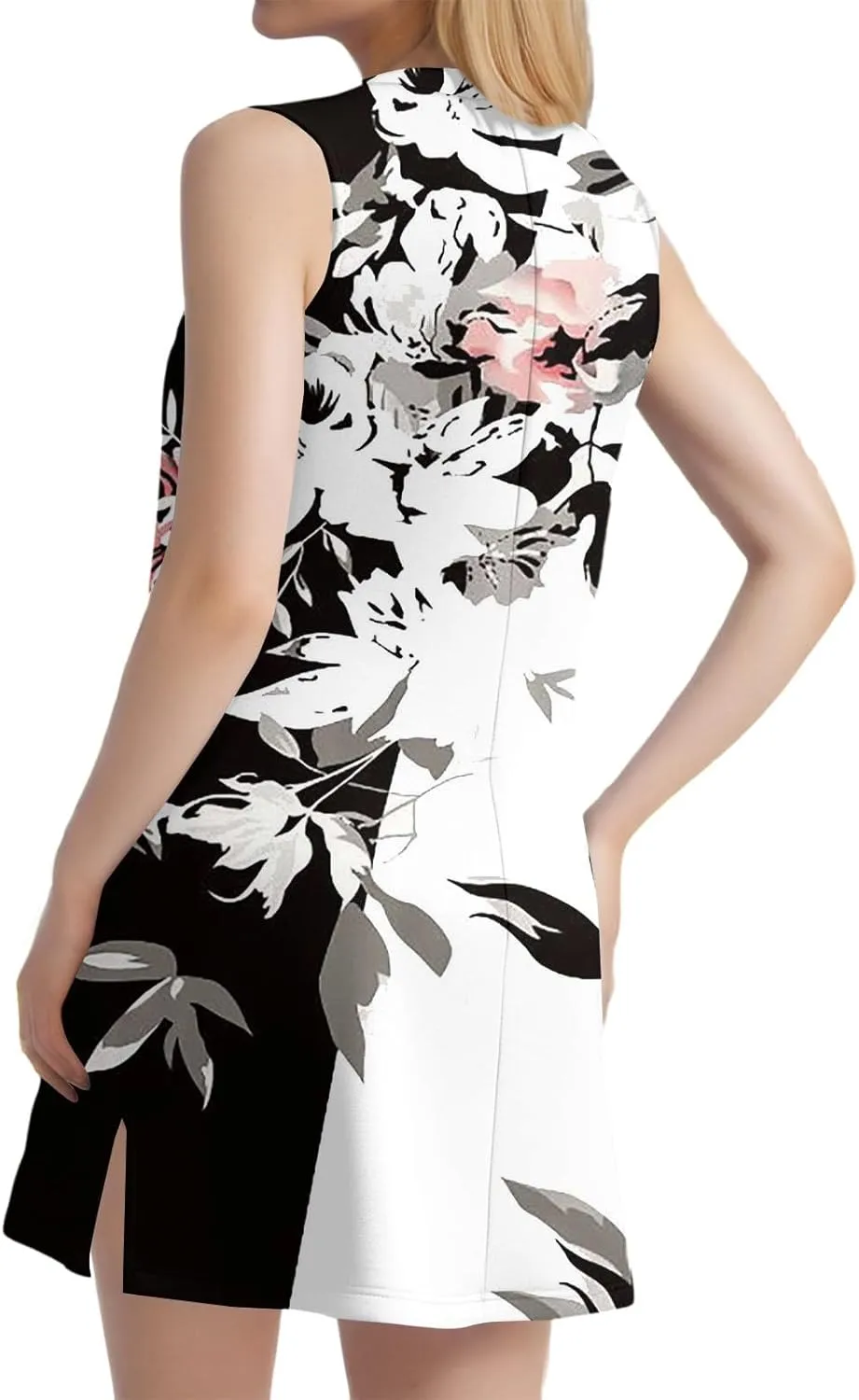 KUIOLYPOER Summer Dresses for Women 2025 Casual V Neck Sleeveless Sundresses Boho Tank Dress Beach Hawaiian Dresses