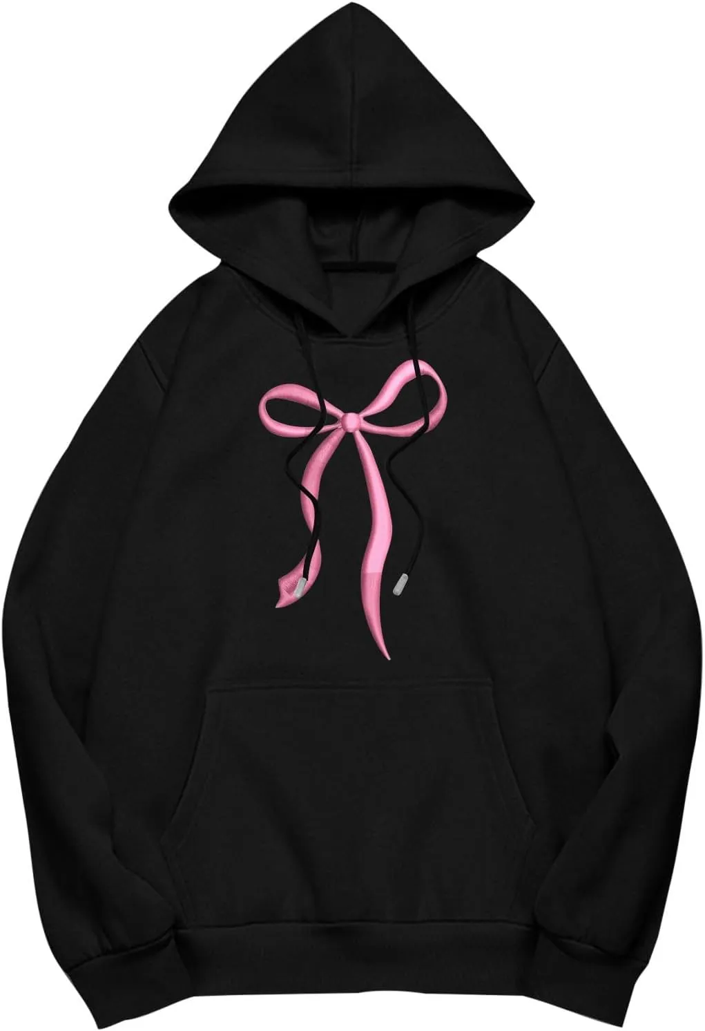 lcyhony Hoodies for Women Trendy Oversized Fleece Graphic Sweatshirts Casual Stretch Drawstring Hooded Sweatshirt with Pocket