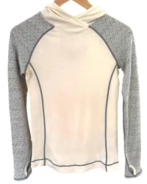 Light Spring Hooded Wool Sweater