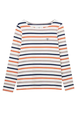 Lighthouse Causeway Long Sleeve Breton Top