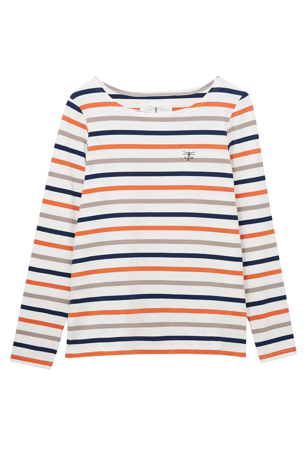 Lighthouse Causeway Long Sleeve Breton Top
