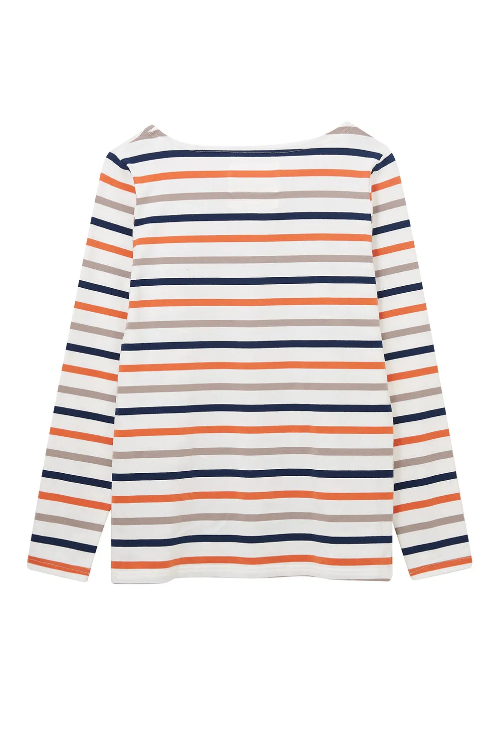 Lighthouse Causeway Long Sleeve Breton Top