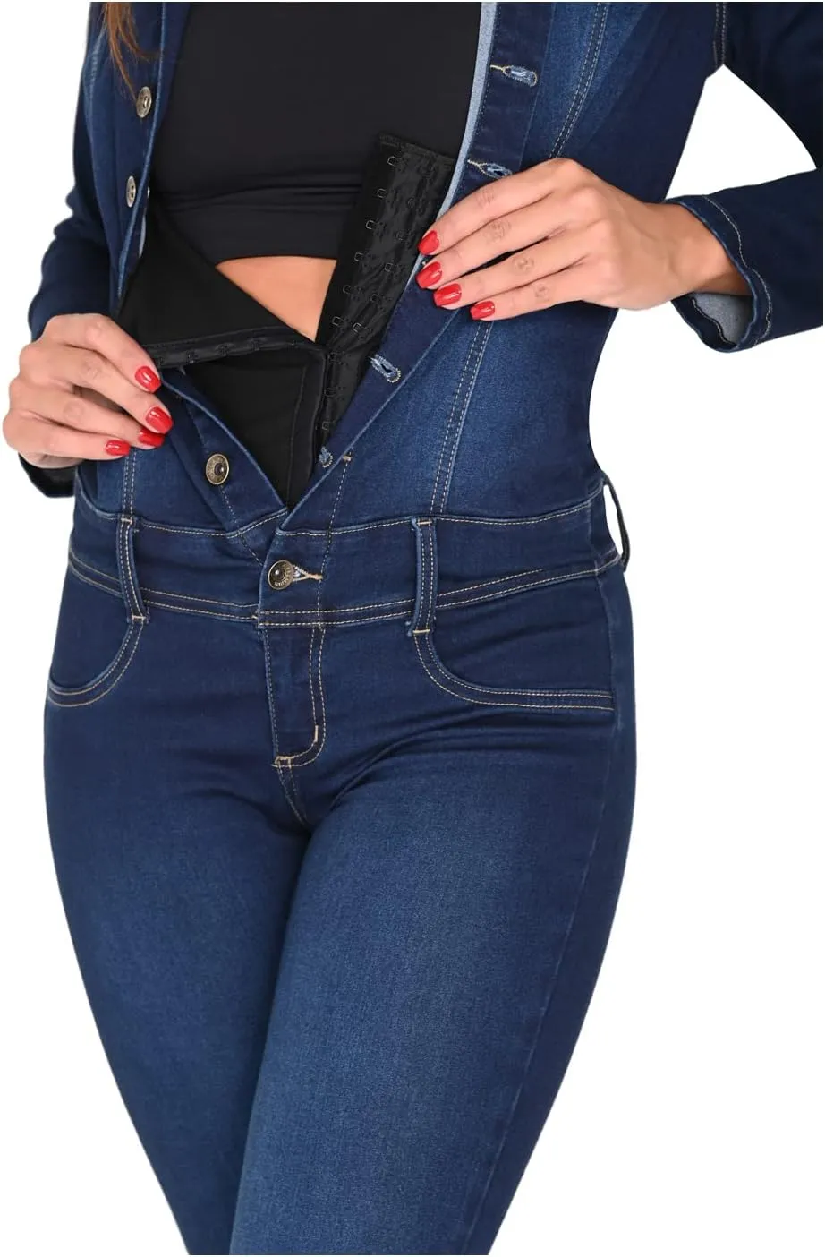 L.O.W.L.A SHAPEWEAR One piece jumpsuits for women | Butt Lifting Jeans | Pantalones Colombianos Levanta Cola