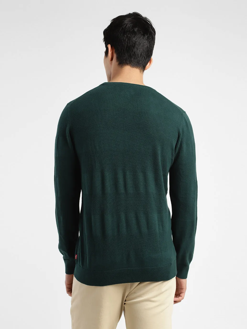 Men's Solid Crew Neck Sweater