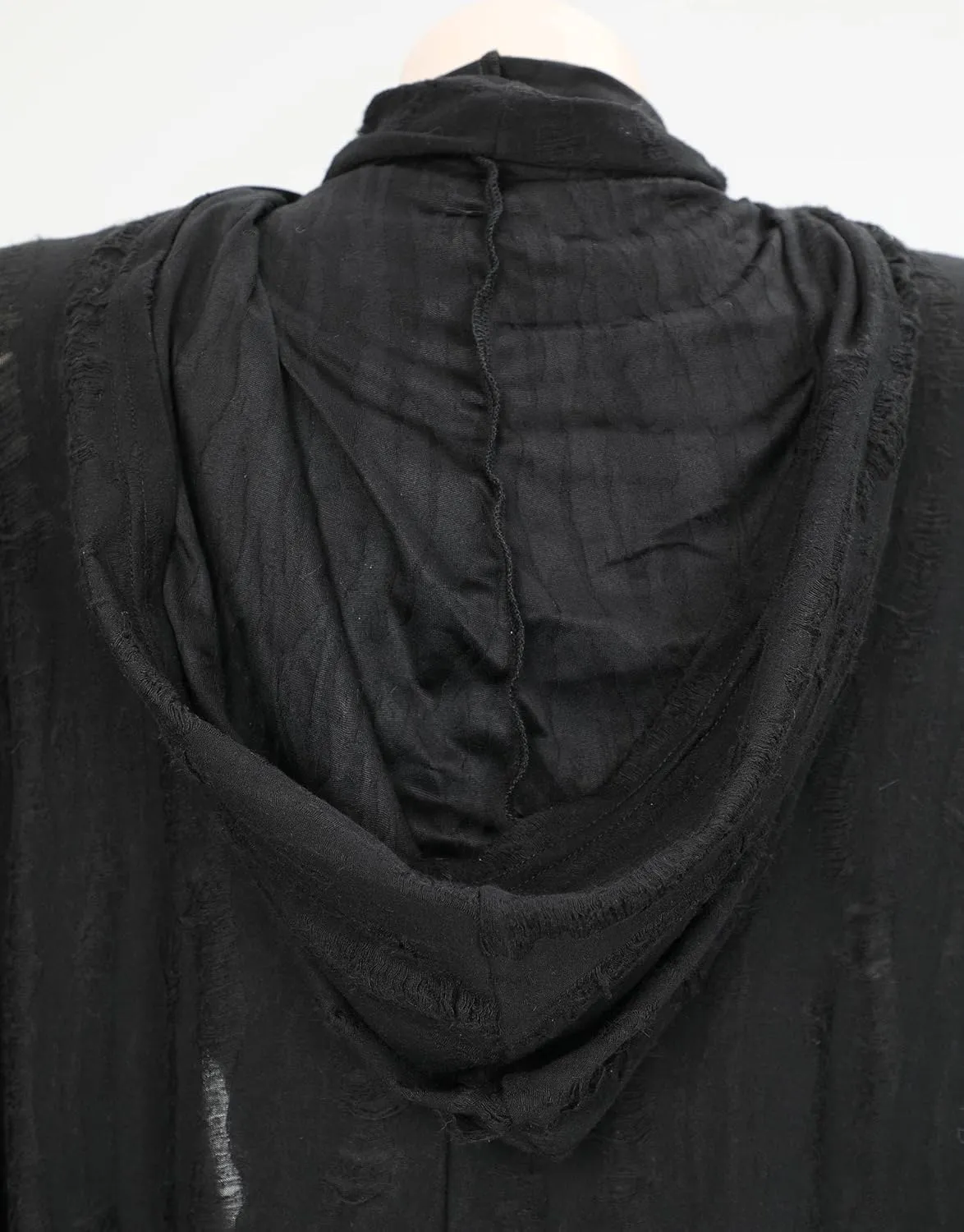 MEOWCOS Gothic Hooded Cloak Trench Coat Autumn and Winter long Hoodies Robe Long Maxi Cloak Coat