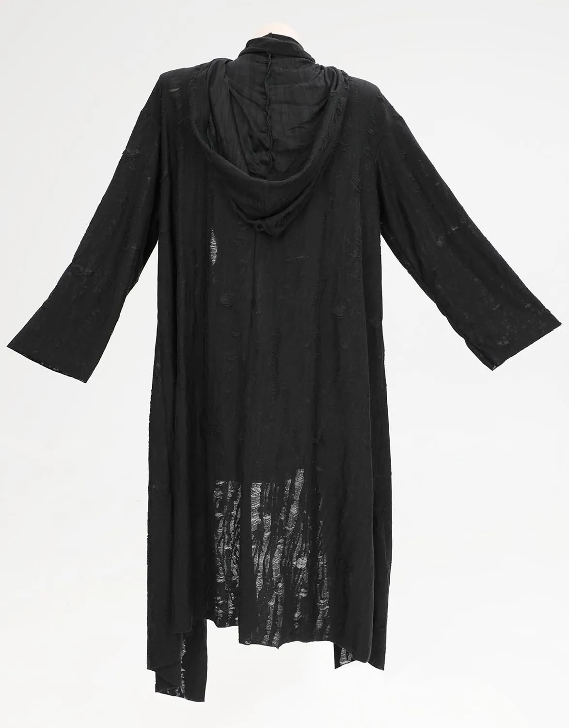 MEOWCOS Gothic Hooded Cloak Trench Coat Autumn and Winter long Hoodies Robe Long Maxi Cloak Coat