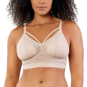 Mia Dot Wire-free Bralette Cameo Rose