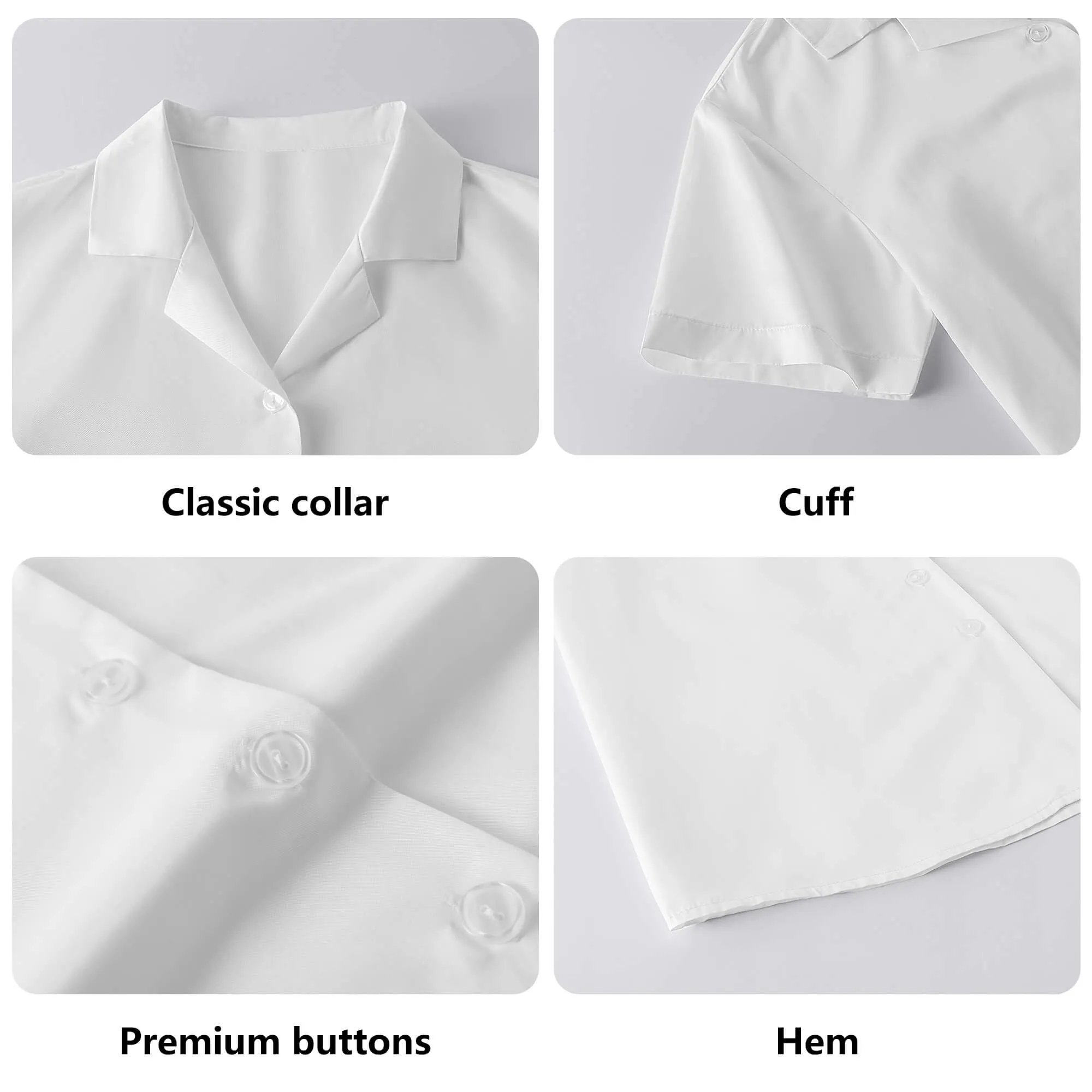 Minimal Hearts Mens Casual Hawaiian Shirt