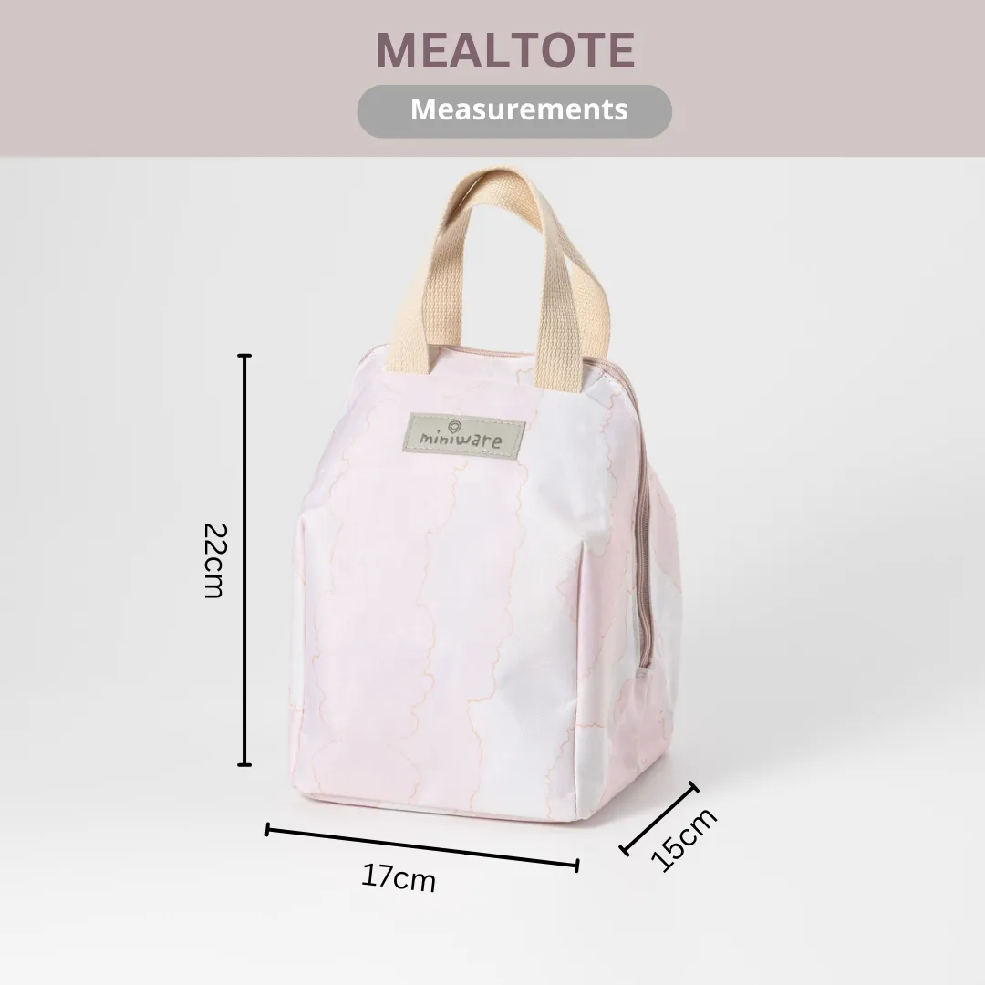 Miniware Mealtote Insulated Lunch Bag Pink Cloud