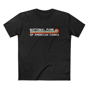 National Park of American Samoa T-Shirt - Vintage Stretched Sunrise