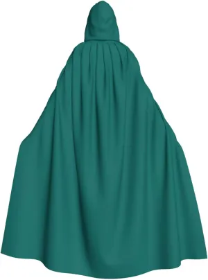 Natural Green Halloween hooded robe for adults, men and women, Christmas hoodies, cloaks, role-playing costumes
