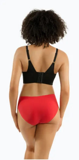 Parfait Mia Dot With Strings Wireless Padded Bralette (Black)