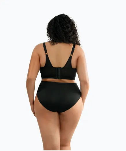 Parfait Mia Dot With Strings Wireless Padded Bralette (Black)