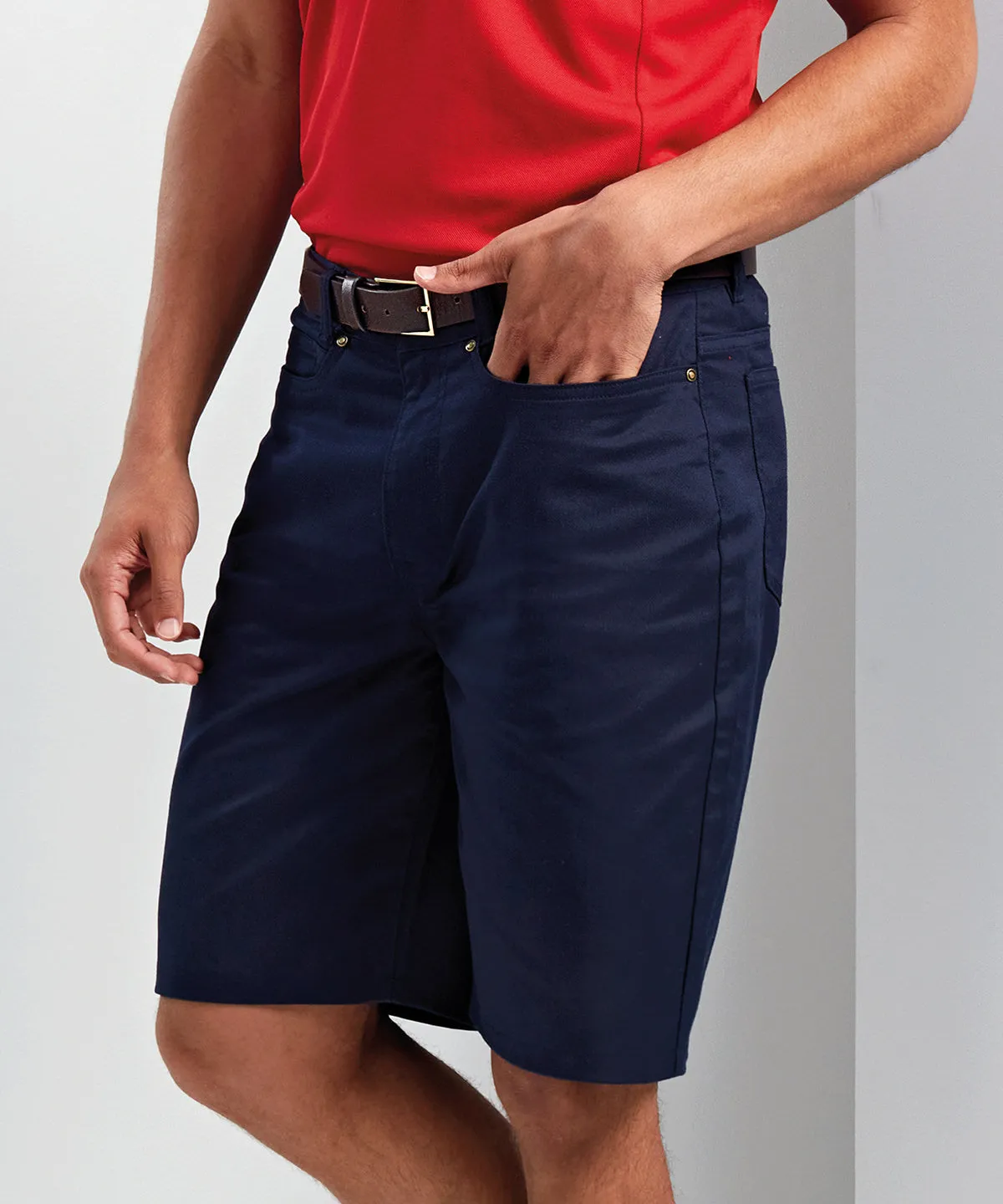 Performance chino shorts | Black