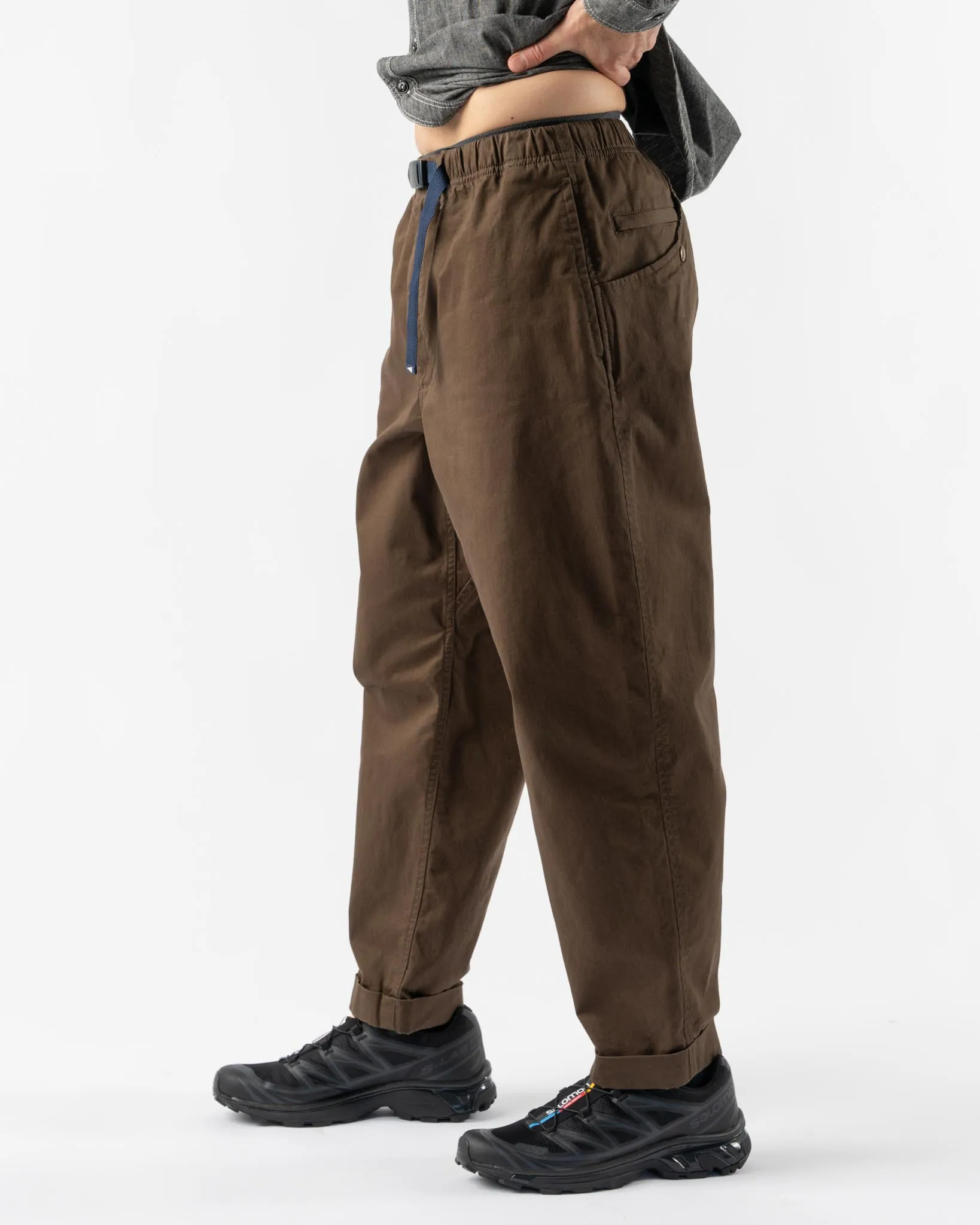Pilgrim Surf   Supply Salathe Twill Climbing Pant in Brown