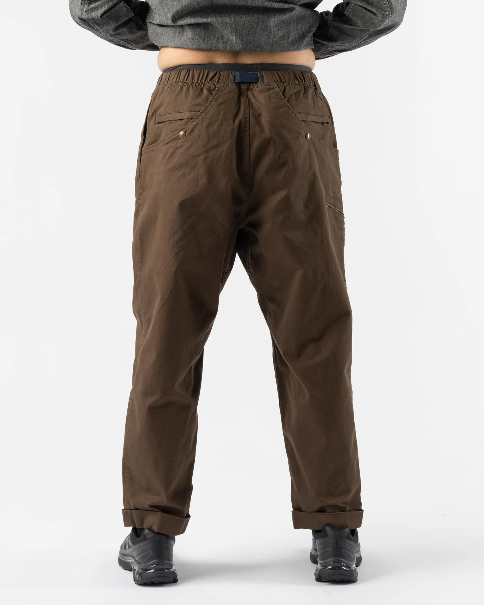 Pilgrim Surf   Supply Salathe Twill Climbing Pant in Brown