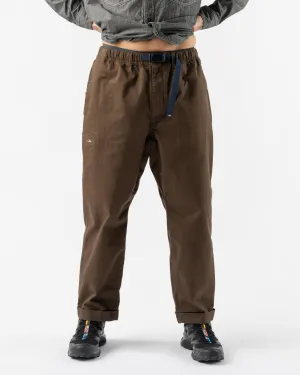 Pilgrim Surf   Supply Salathe Twill Climbing Pant in Brown