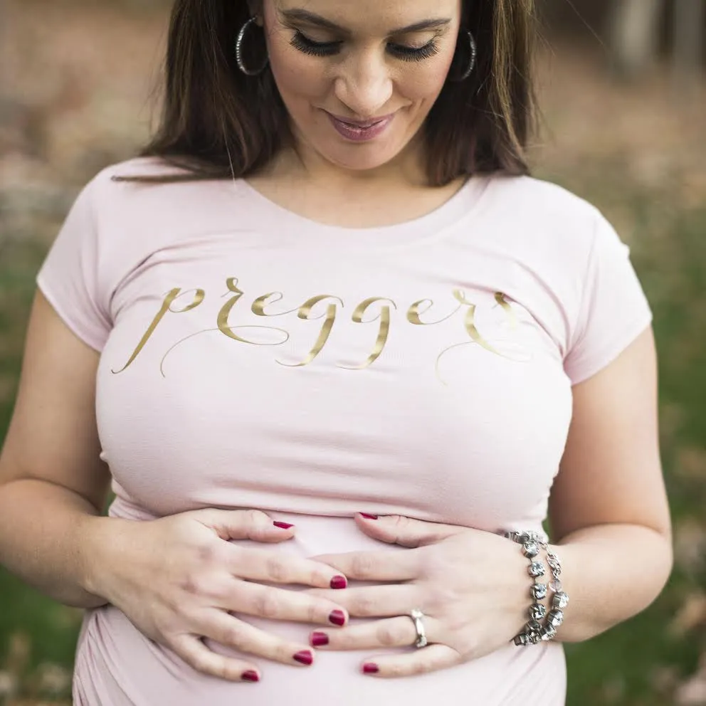 Pink Preggers Maternity Shirts