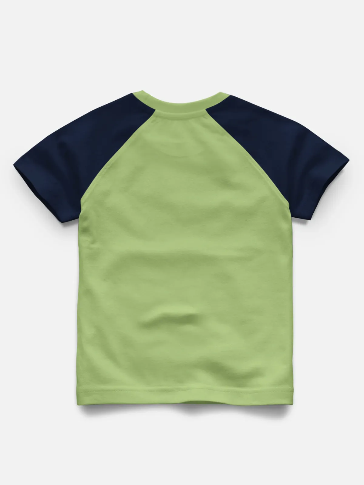 Raglan Half Sleeve Printed T-shirt with Comfy Solid Shorts for Infants & Toddler - Pack of 2 (1 T-shirt & 1 Shorts)