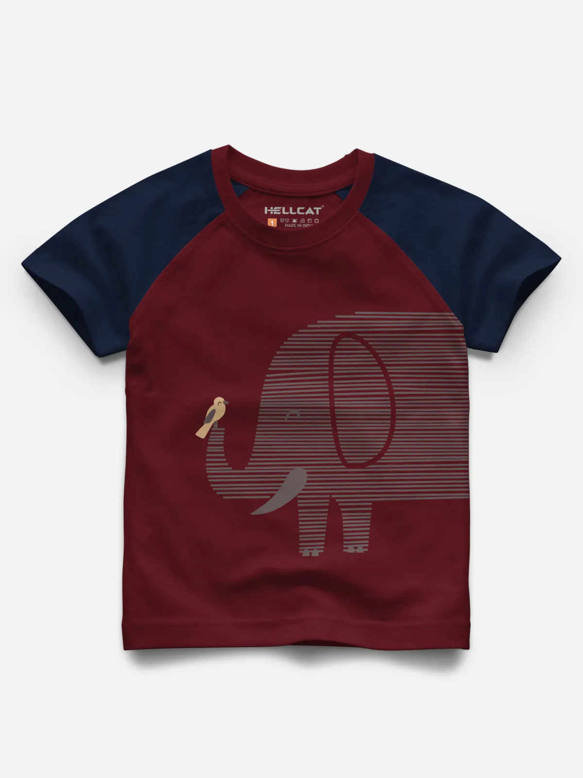 Raglan Half Sleeve Printed T-shirt with Comfy Solid Shorts for Infants & Toddler - Pack of 2 (1 T-shirt & 1 Shorts)