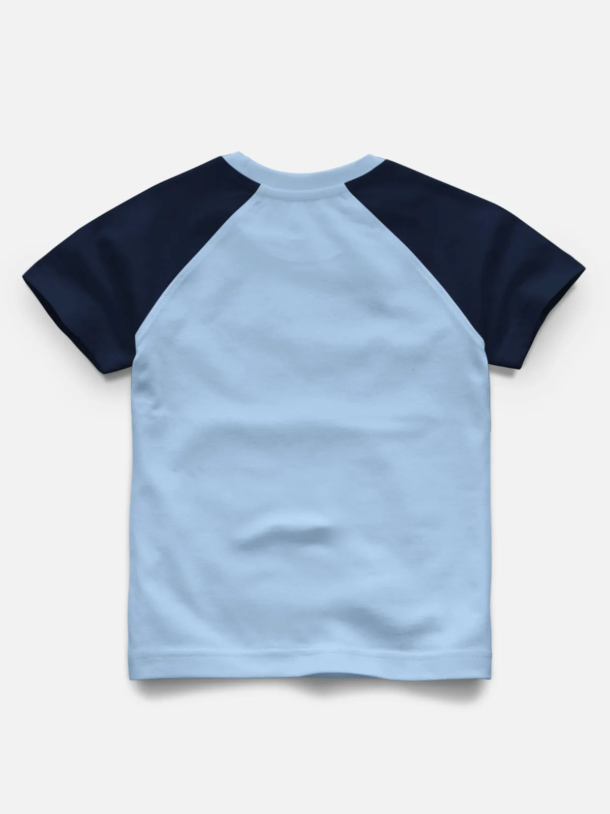 Raglan Half Sleeve Printed T-shirt with Comfy Solid Shorts for Infants & Toddler - Pack of 2 (1 T-shirt & 1 Shorts)
