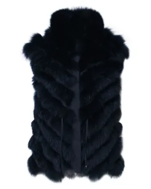 Reversible Vest in Black