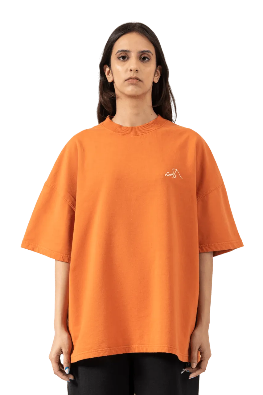 RUST ORANGE MADE IN PAK T SHIRT (v2)