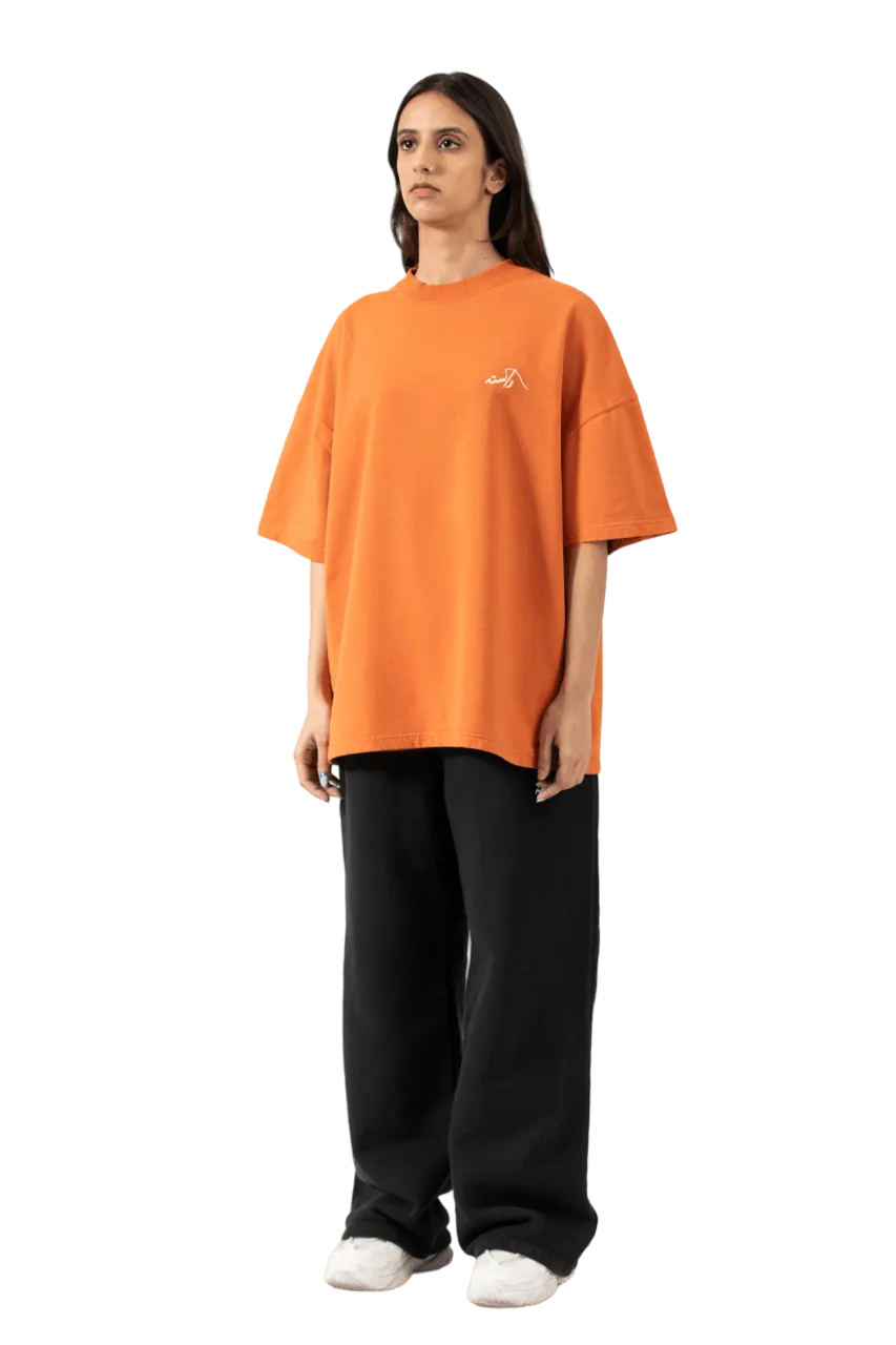RUST ORANGE MADE IN PAK T SHIRT (v2)