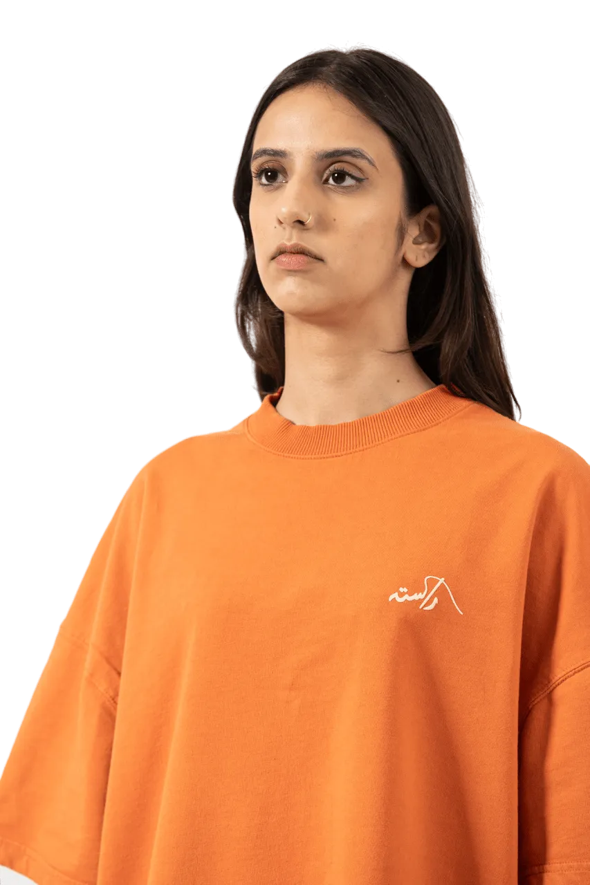 RUST ORANGE MADE IN PAK T SHIRT (v2)