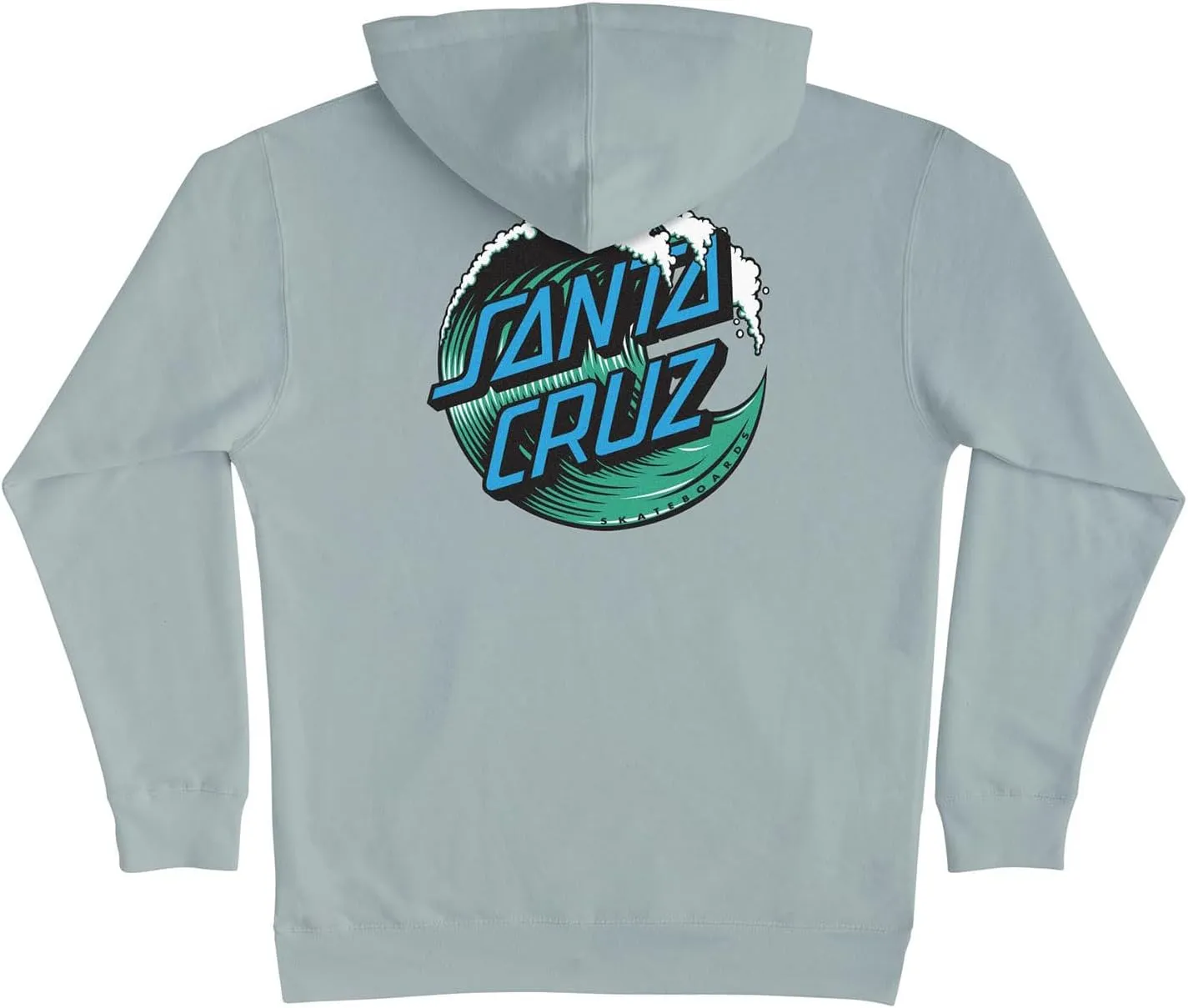 SANTA CRUZ Men's Pullover Hooded Sweatshirt Wave Dot Skate Sweatshirt